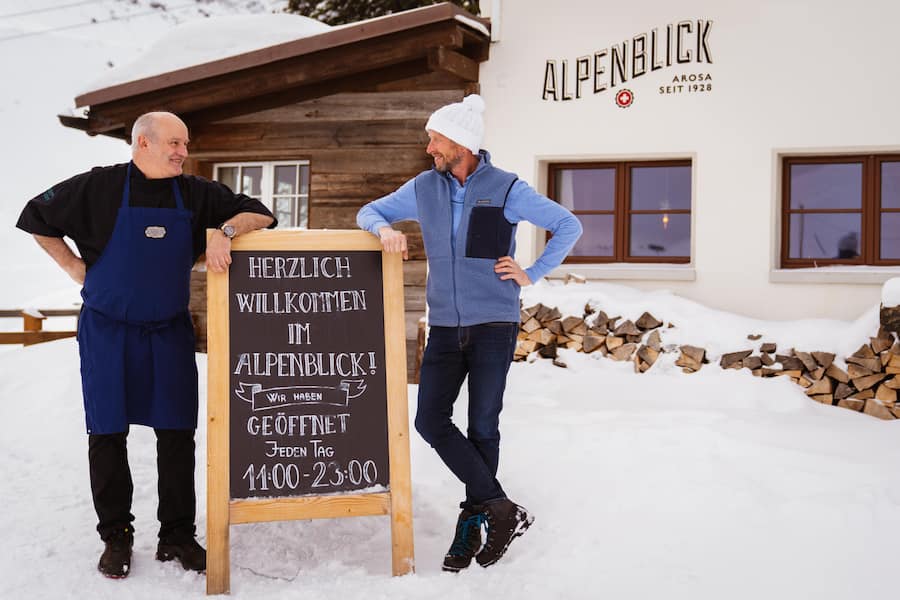 Alpenblick, Arosa - Beat Caduff & Hitsch Leu - 7. Januar 2022 - Copyright Olivia Pulver