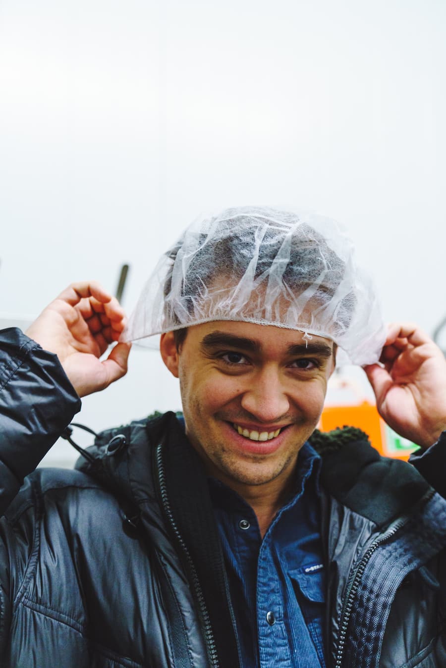 Daniel Zeindlhofer - Swifish AG Leuk (VS) - Besuch der Fischzucht Alpen-Zander mit Bianchi und den Igniv-Chefs - Bianchi: Marina Hofmann, Luca Bianchi - Igniv: Marcel Skibba, Silvio Germann, Daniel Zeindlhofer - 31.1.2022 - Copyright Olivia Pulver