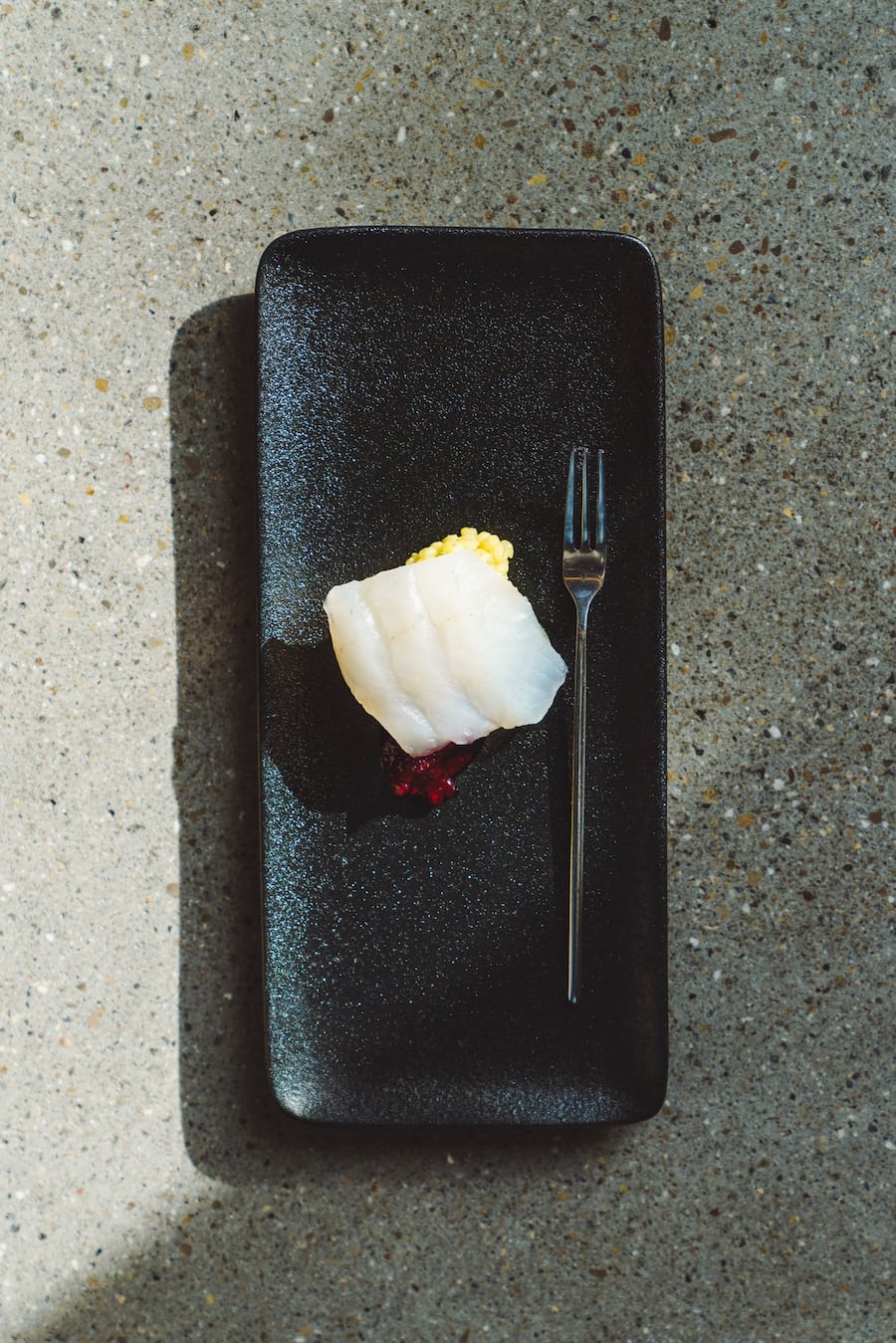 Roher Zander - Swifish AG Leuk (VS) - Besuch der Fischzucht Alpen-Zander mit Bianchi und den Igniv-Chefs - Bianchi: Marina Hofmann, Luca Bianchi - Igniv: Marcel Skibba, Silvio Germann, Daniel Zeindlhofer - 31.1.2022 - Copyright Olivia Pulver