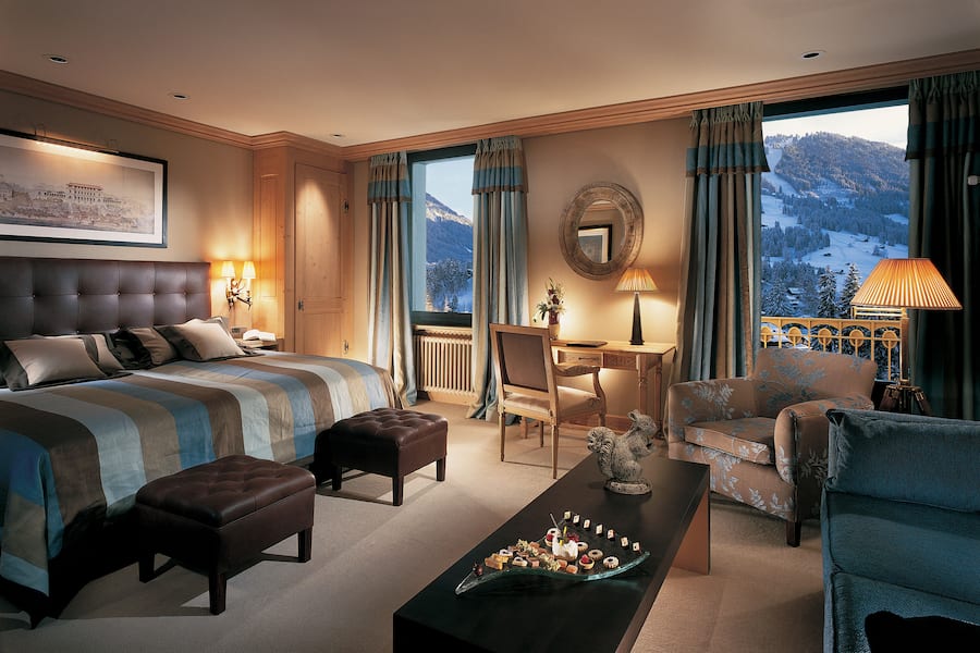 Gstaad Palace Hotel Deluxe Zimmer Bergsicht 2022