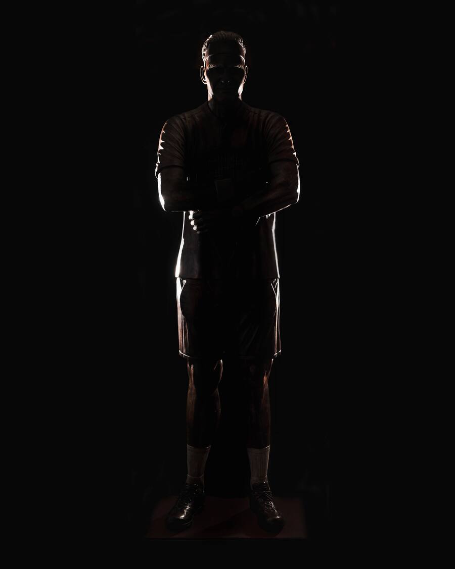 Jorge Cardoso Roger Federer statue chocolat