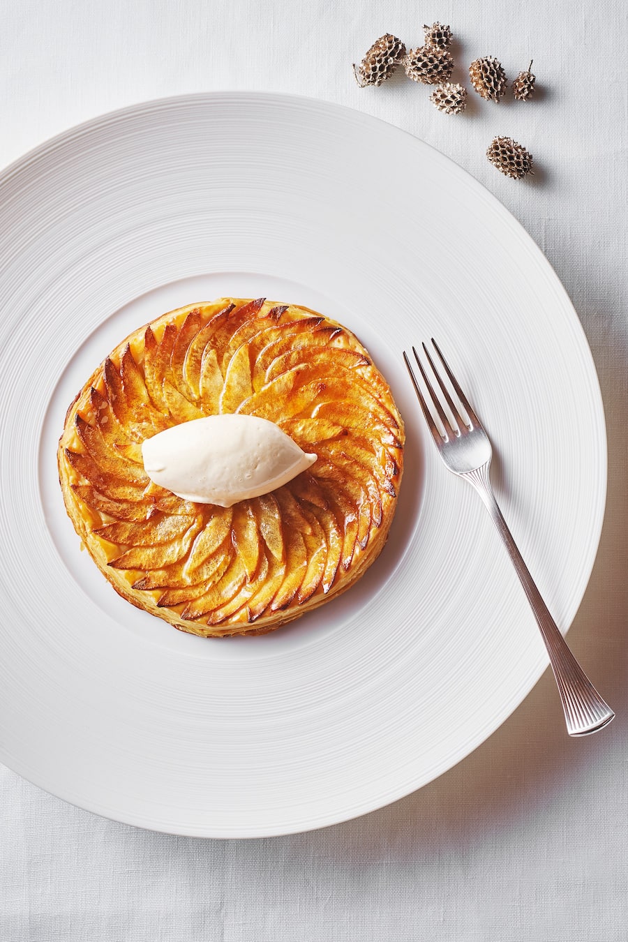 Klassiker auch zum Dessert. Das perfekte Apfeltartelette.