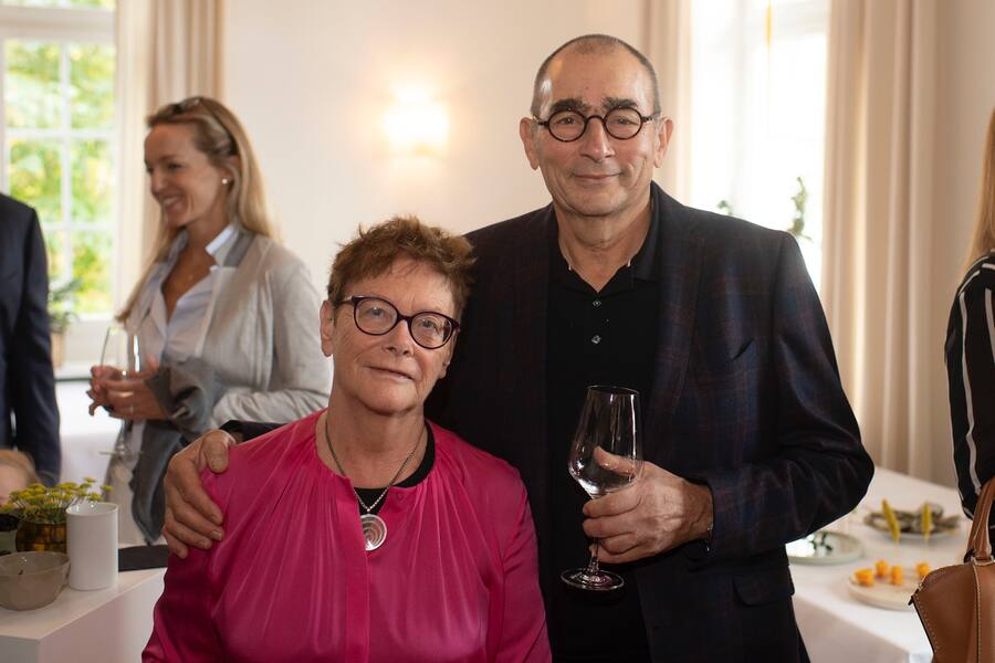 07.10.2019; Basel: Koch des Jahres - Tanja Grandits; Ruth und Bernard Ravet. © Valeriano Di Domenico