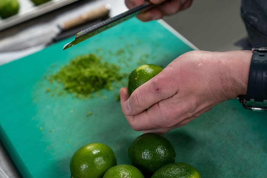 Limetten Küchenpraktikum
