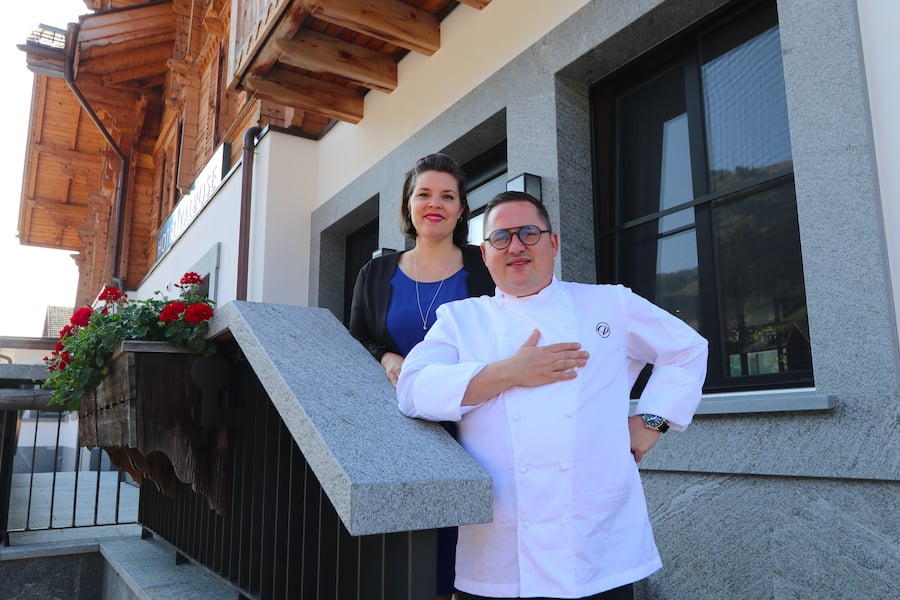 Benoît et Sabine Carcenat Restaurant Valrose in Rougement VD 2022