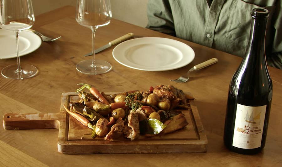 Épaule confite d'agneau de lait alpin