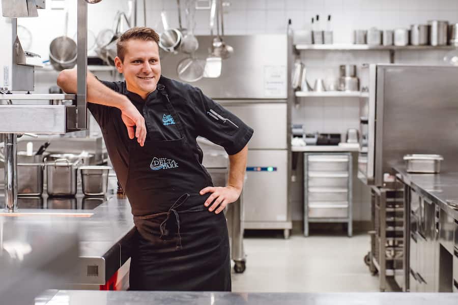 Küchenchef Stefan Prieler Deltapark Gwatt Thun 2020