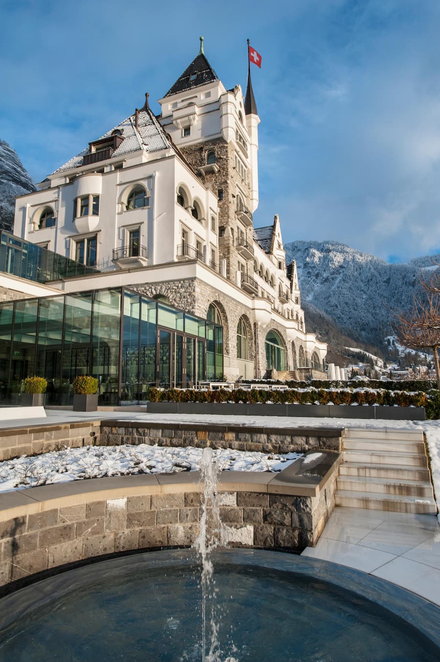 Park Hotel Vitznau mit Chef Patrick Mahler im Winter