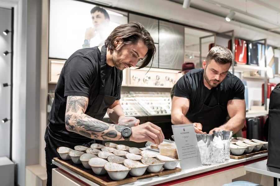 Victorinox Preopening Flagshipstore in Brunnen, mit Nenad Mlinarevic