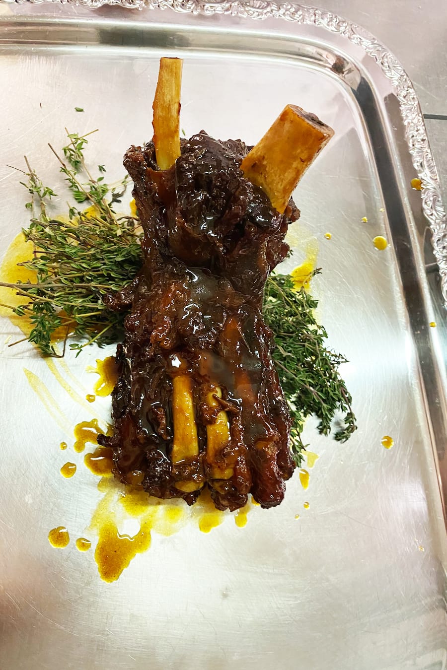 Bärentatze geschmort