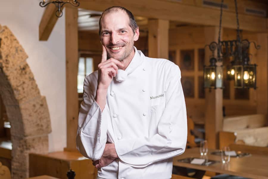 Gourmet-Adressen in Gstaad Bernerhof Küchenchef Marcel Reist 2022