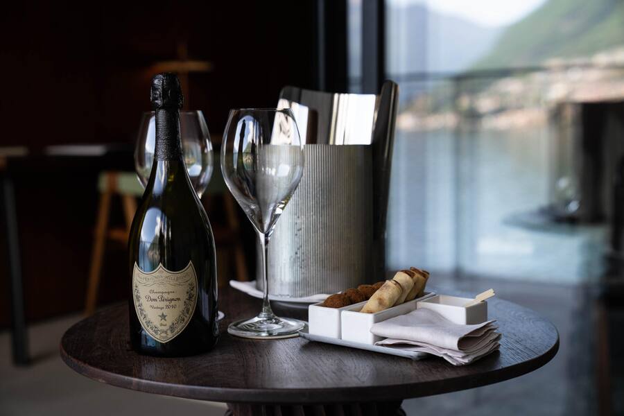Dom Pérignon, Hotel il Sereno, Lago di Como, Italien.Â