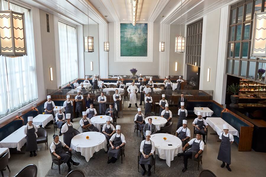 Daniel Humm/ Eleven Madison park after reopening