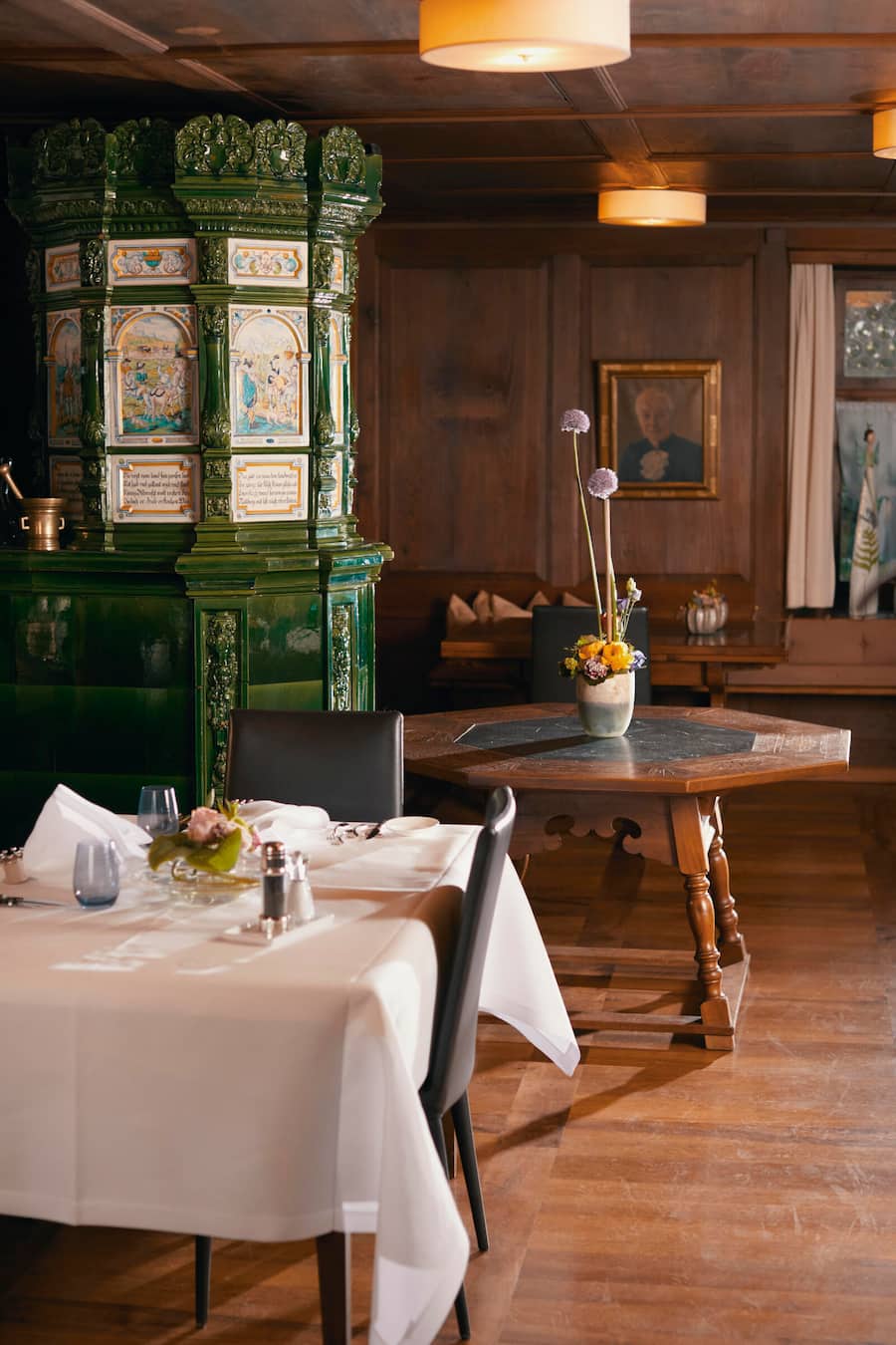 Gemütliche Einrichtung: Krone Sihlbrugg, Chäs-Abig, Käseabend, Sihlbrugg-Hirzel, ZH