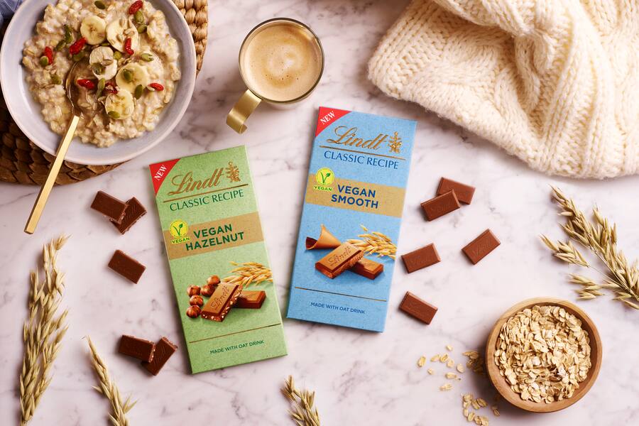 Lindt Schokolade vegan Hafermilch