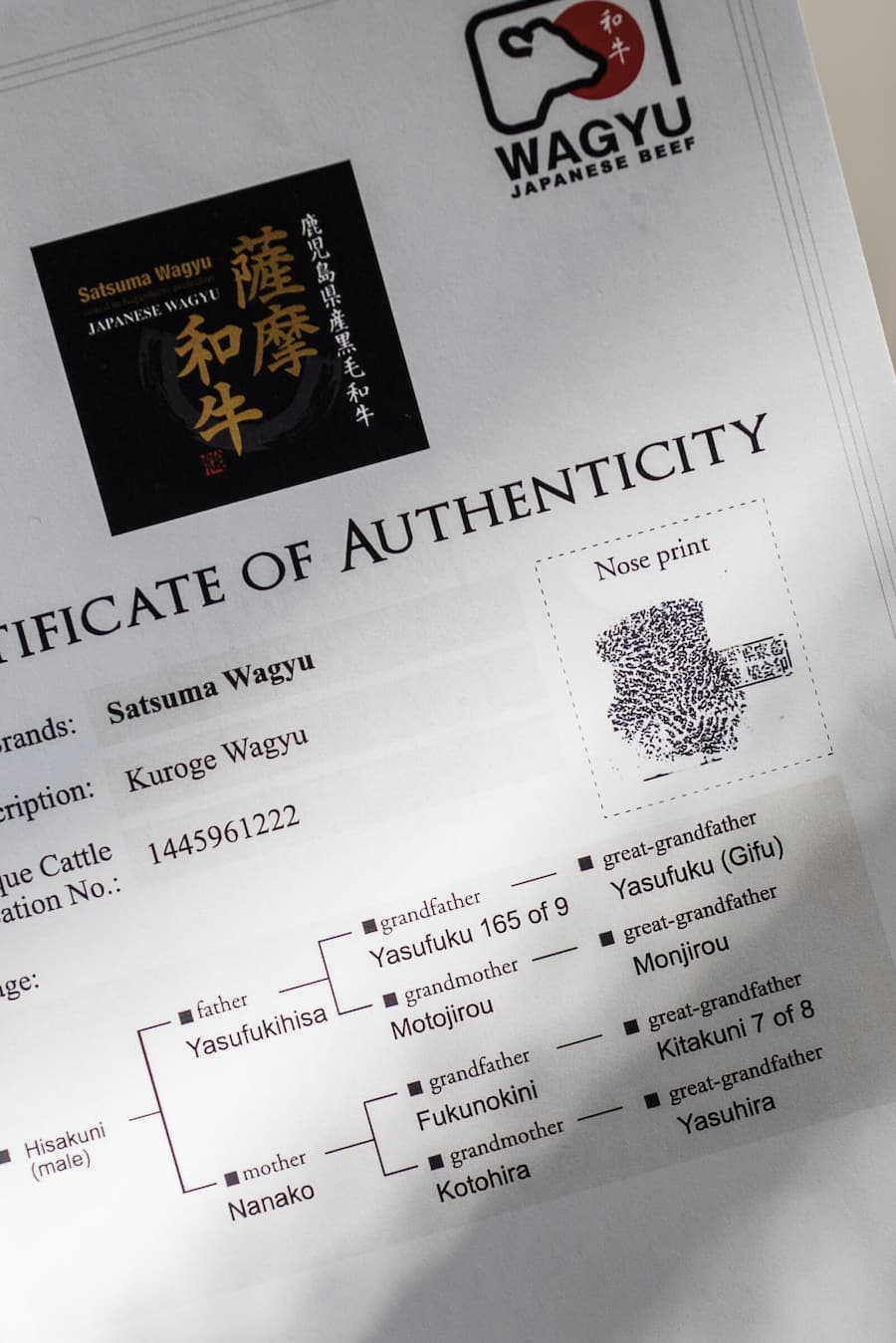 Nasenabdruck vom Kobe-Rind - Luma Delikatessen - Lucas Oechslin und Marco Tessaro - Wagyu / Kobe - Copyright Olivia Pulver - 12. Mai 2022