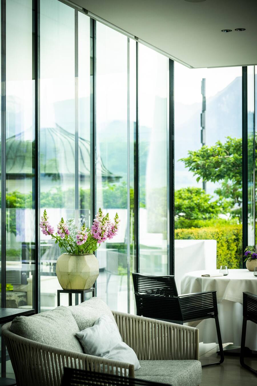 Patrick Mahler mit Sommerlier Sven Uzat für Laurent-Perrier 2022