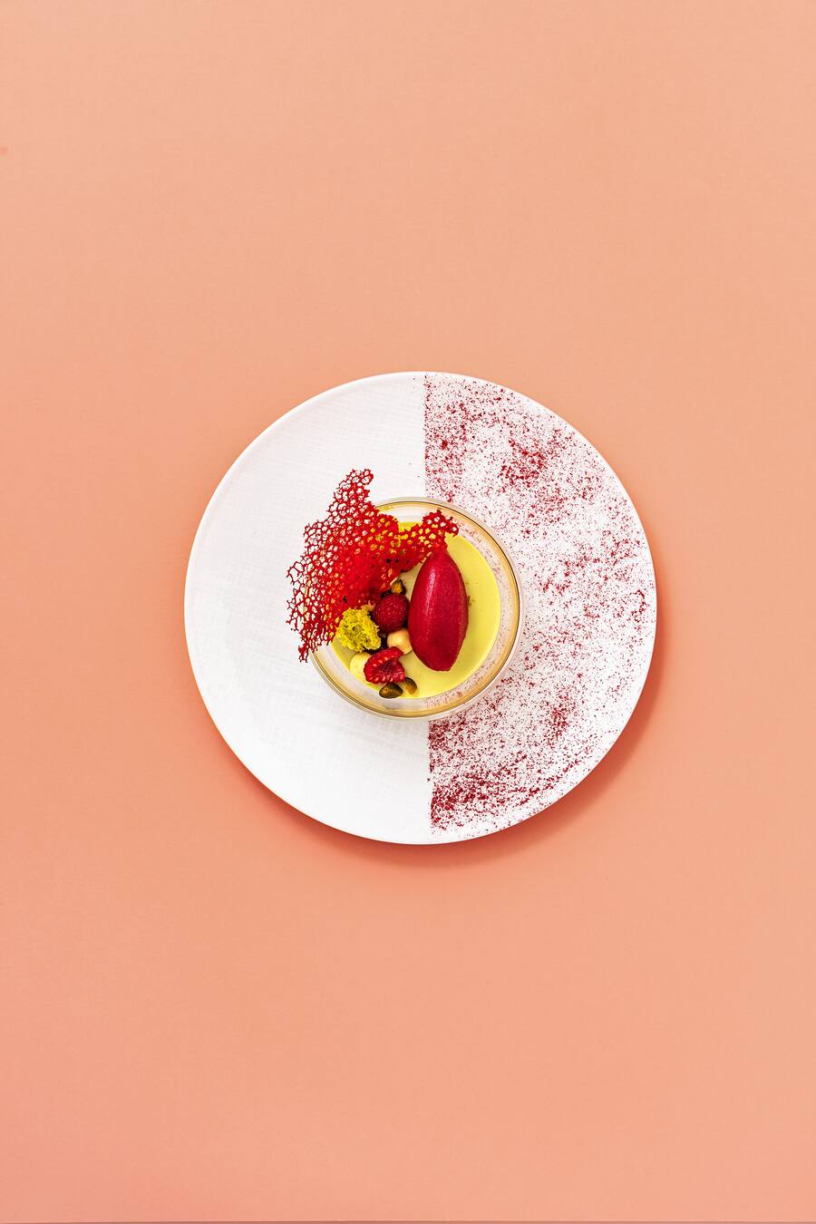 Pistazien-Panna-Cotta. By Mike Wehrle (Bürgenstock).