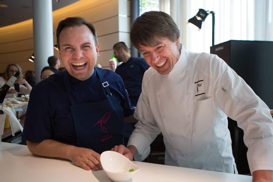 Tim Raue (l) Joachim Wisler (r)