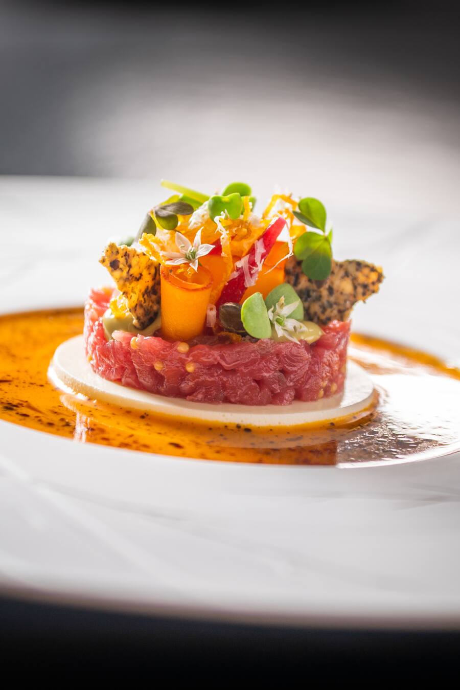 Castello Del Sole Hotel Des Jahres 2021: Agnello Ticinesie, Kürbis, Szechuan Pfeffer, Sbrinz