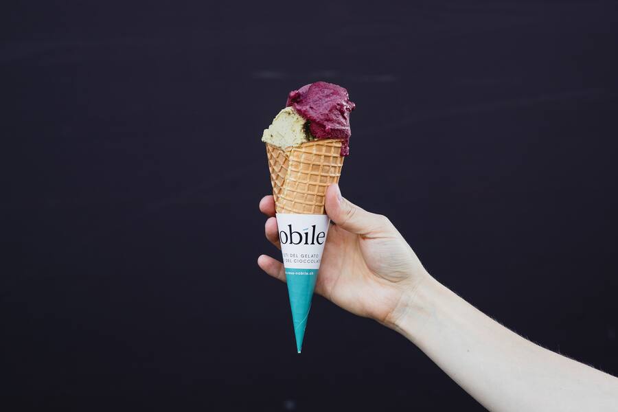 Casa Nobile, Gelateria, Bätterkinden, Sommerfest, Pistache, Maulbeere