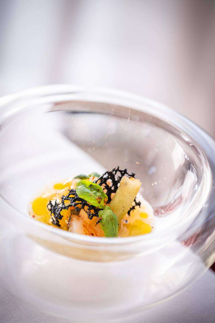 Giannicola Colucci 2022: Gambero Rosso, Melone, Basilikum, Minze, Sepia