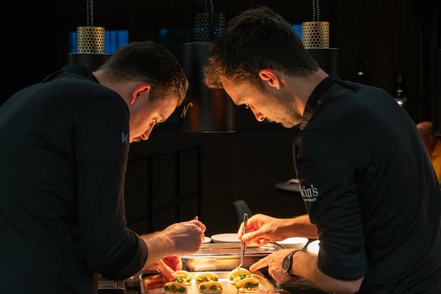 Skin's – the Restaurant in Lenzburg, In der Küche