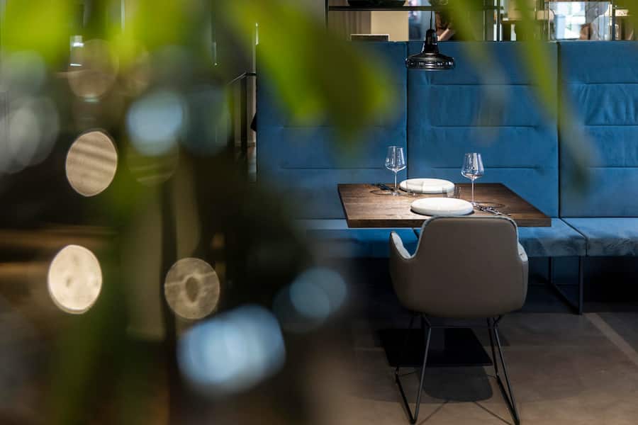 Blick ins neu eröffnete Restaurant "Skin's" bei Skinmed AG in Lenzburg, am 20. Mai 2022.