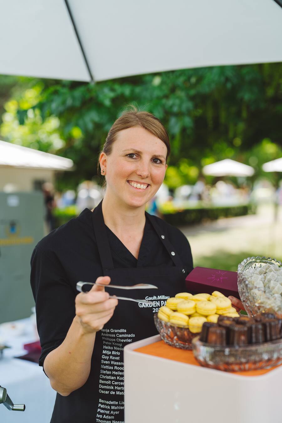 Candy Bar by IGNIV - Lisa Oestreich - GaultMillau Garden Party 2022 - Bad Ragaz - 14.8.2022 - Copyright Olivia Pulver