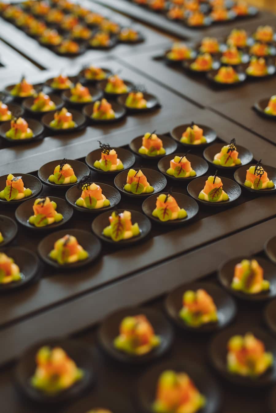 Amuse Bouche von Thomas Neeser, Grand Hotel du Lac - GaultMillau Garden Party 2022 - Bad Ragaz - 14.8.2022 - Copyright Olivia Pulver