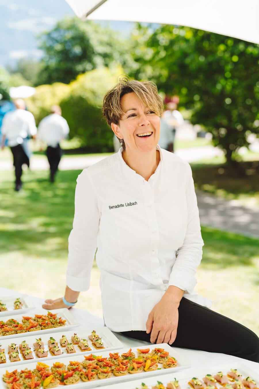 Bernadette Lisibach, Neuen Blumenau - GaultMillau Garden Party 2022 - Bad Ragaz - 14.8.2022 - Copyright Olivia Pulver