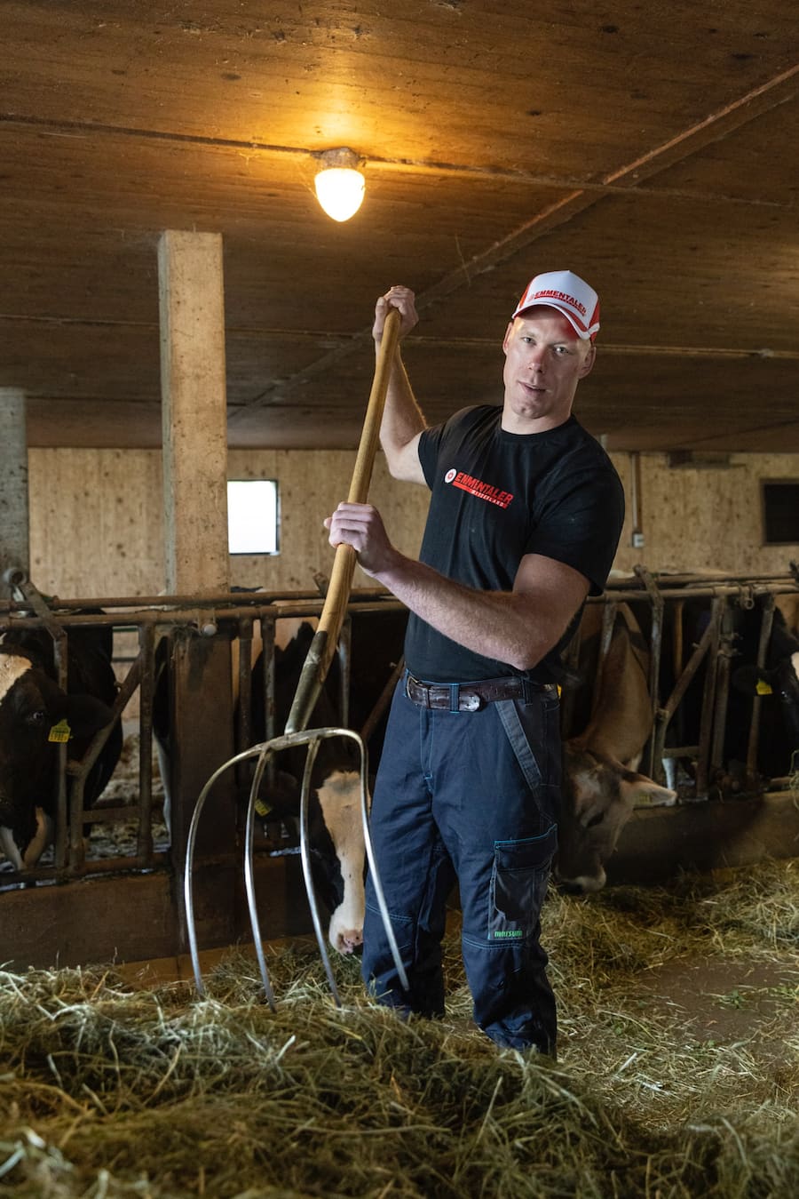 Emmentaler Käse Geschichte mit Matthias Sempach in Käserei Mosigen 2022