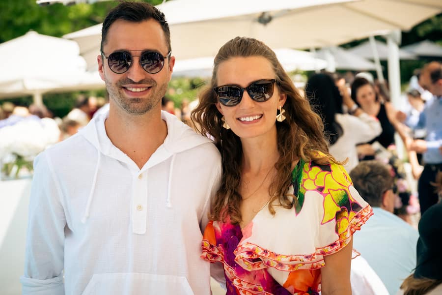 Gault&Millau Garden Party 2022 Silvio Germann und Partnerin Monja Mätzler