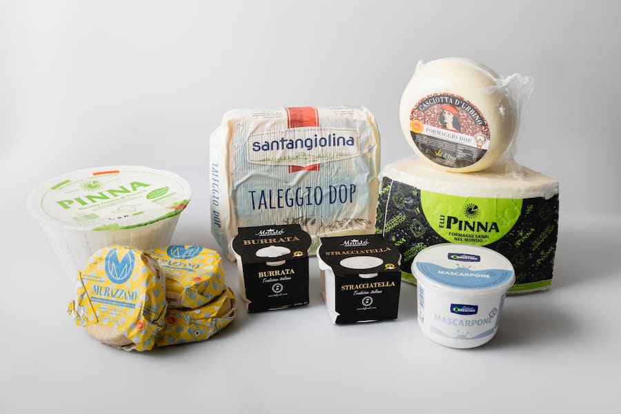 Antonio Colaianni, Käse, Ricotta, Murazzano, Taleggio, Burrata, Stracciatella, Caciotta d'Urbino, Pecorino, Mascarpone