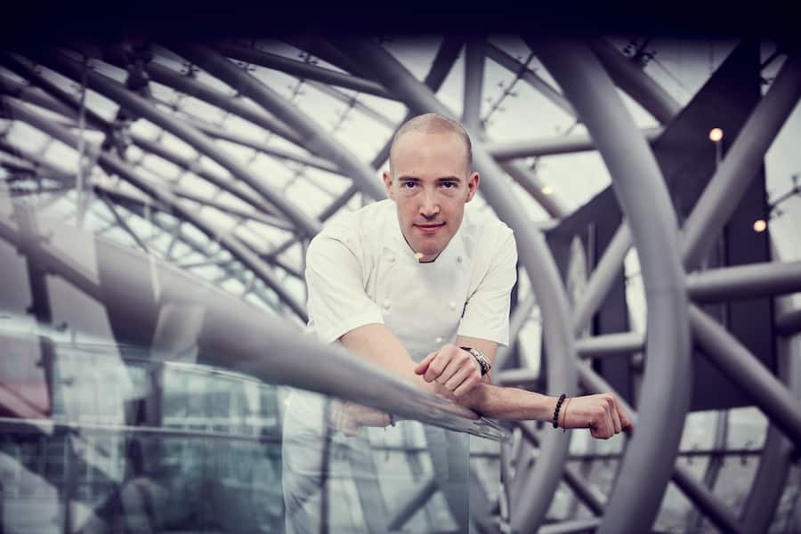 Küchenchef Gilad Peled im Hotel Palace Gruppe Mandarin Oriental 2022