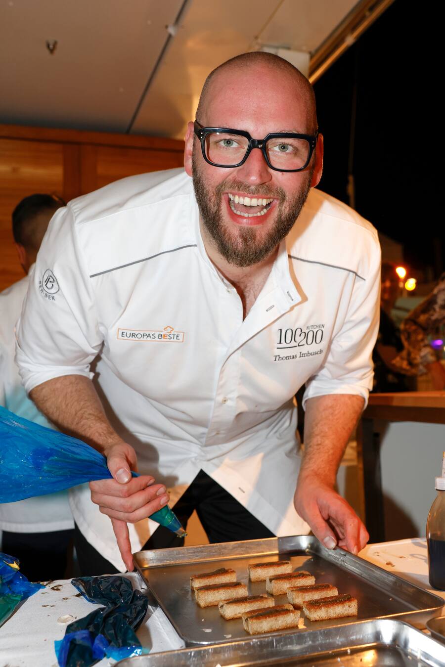 MS Europa Schiff im Hamburger Hafen mit Thomas Imbusch