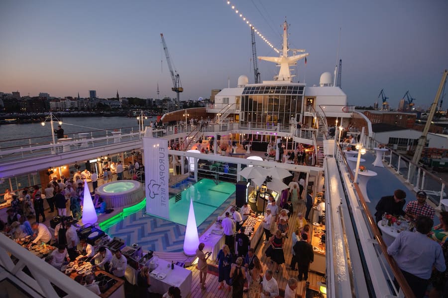 MS Europa Schiff Party Hamburg