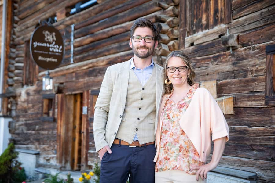 Philip Arnold und Bettina Arpagaus, Gastgeber, Maiensaesshotel Guarda Val, Lenzerheide, GR