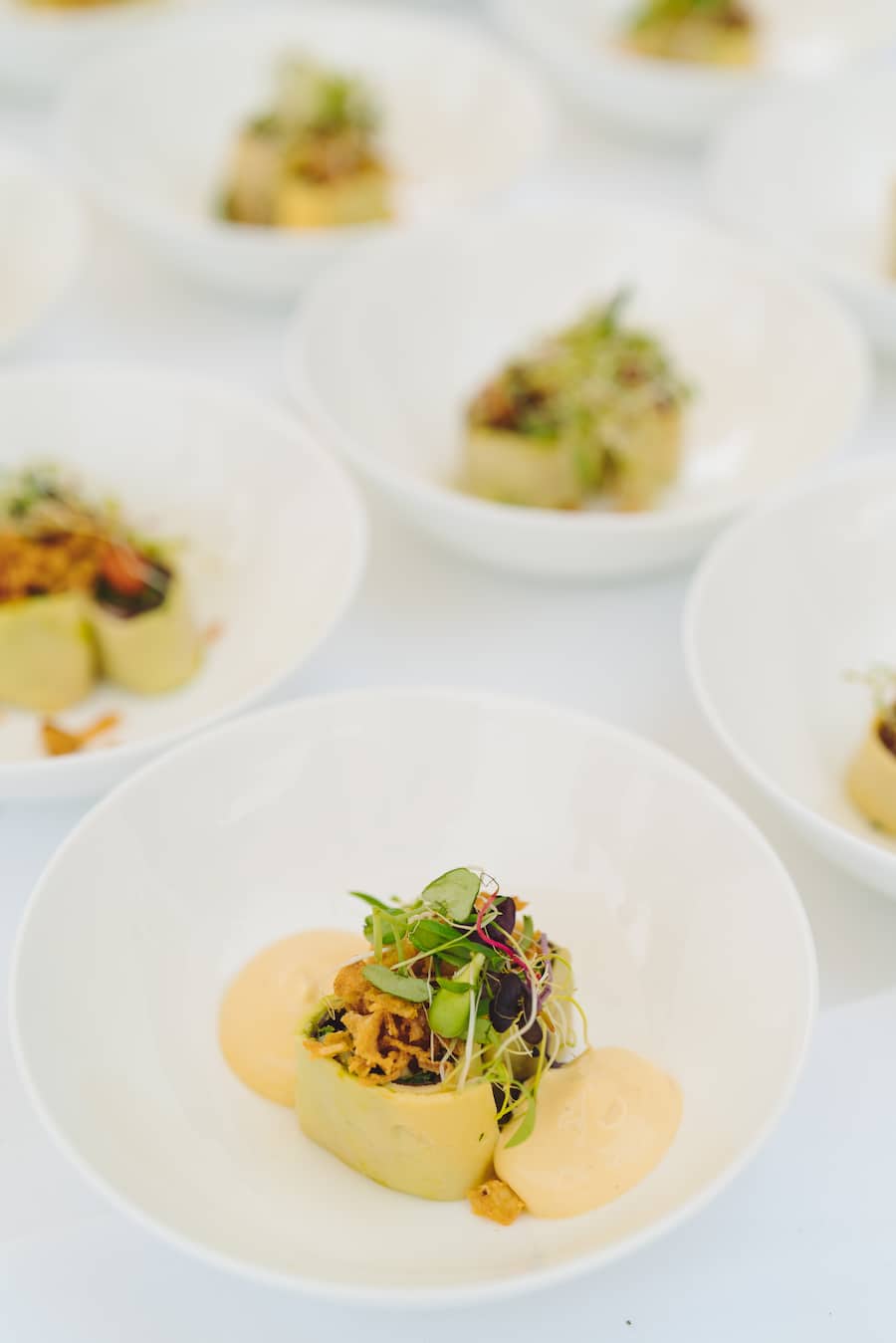 Summer Roll von Stefan Heilemann - GaultMillau Garden Party 2022 - Bad Ragaz - 14.8.2022 - Copyright Olivia Pulver