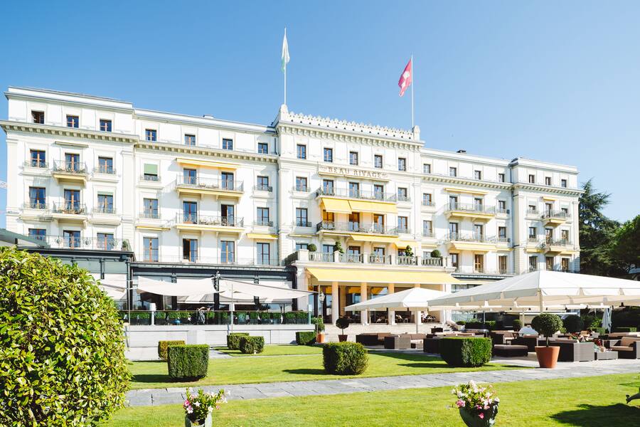Swiss Deluxe Hotel Tour: Beau-Rivage Palace Hotel - Mittagessen im Café Beau-Rivage - Abendessen im Gourmet Restaurant von Anne-Sohie Pic - Lausanne - 3. September 2019 - Copyright Olivia Pulver