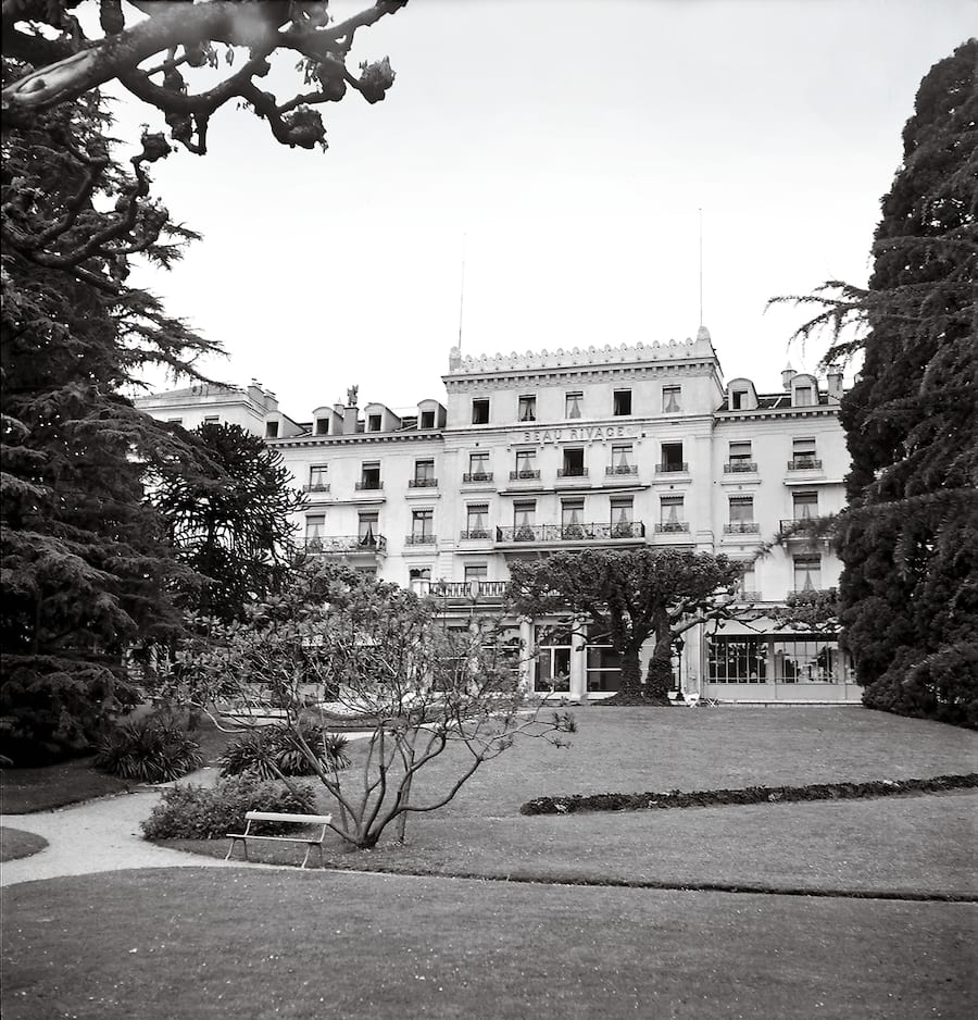 Lausanne Ouchy, Hotel Beau-Rivage 1949 (Photo by RDB/ullstein bild via Getty Images)