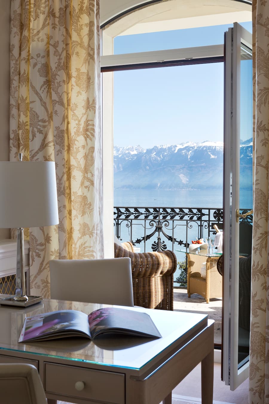 Beau-Rivage Palace Lausanne chambre vue