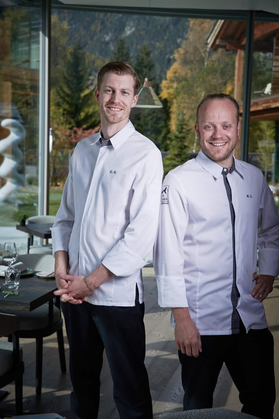 Köche im Wallis Christophe Genetti und Maël Gross 1465 du Club Alpin