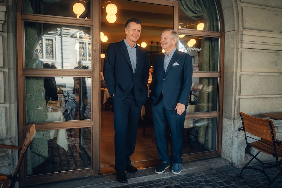 Philipp Hildebrand und Rudi Bindella