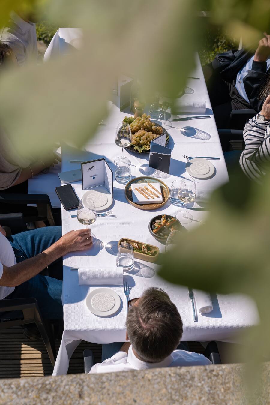 Repas dans les vignes