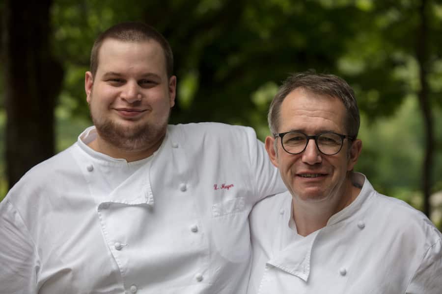 Bad Osterfingen v.l. Lukas und Michael Meyer