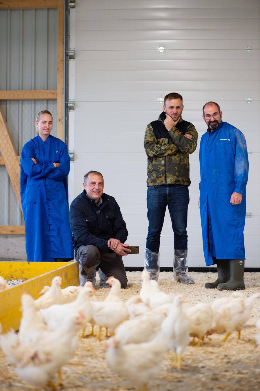 Bruderhähne Aufzucht, Bianchi und SV Group und Burgmer AG