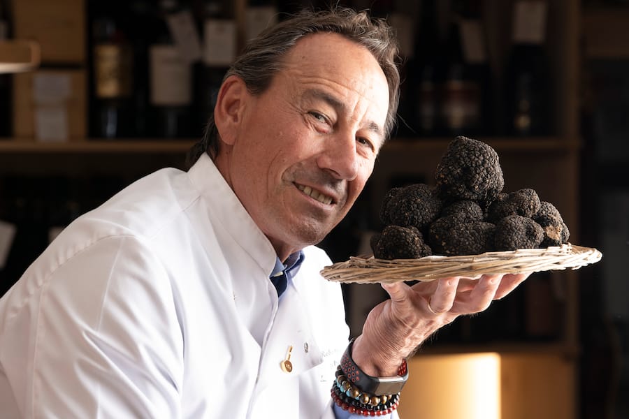 Roberto Capponi de truffeblanche.ch et chevalier de la Truffe et du vin d'Alba.