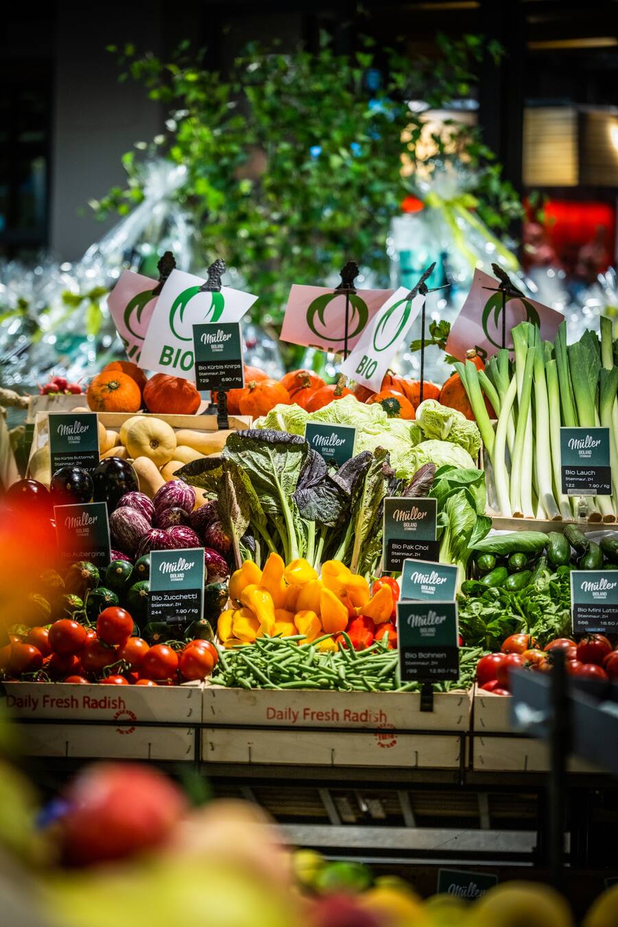 Jelmoli bietet auch Gemüse an 2022