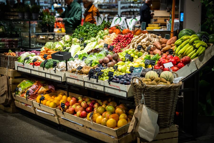 Jelmoli bietet auch Gemüse an 2022